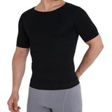 Dr. Corset Erkek Şekillendirici Atlet, Dikişsiz Seamless Kumaş, Dar Kesim, Beyaz (siyah, M)