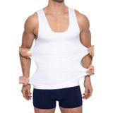 Dr. Corset Korse Atlet Göğüs Ve Göbek Toparlayıcı Sıkılaştırıcı Jinekomasti Giderici (beyaz, XL)