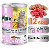 Dr. Diyor Kuzu Etli Yavru Kedi Maması 12 Adet