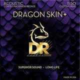 DR Dragon Skin+ Uzun Ömürlü Akustik Gitar 0,11 Takım Tel