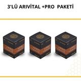 Dr. Fuat Balcı 3'lü Arıvital +Pro (Bal, Polen, Arı Sütü, Propolis) Paketi - 750 gr