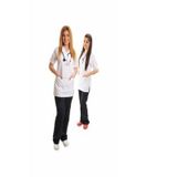 Dr Greys Modeli Üst Beyaz Alt Lacivert Takım (Alpaka Kumaş)