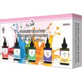 Dr. Gusto 5’li Likit Su Bazlı Gıda Boyası – Sarı, Kırmızı, Mavi, Mor, Yeşil (60 Gr) - 300 gr