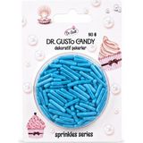 Dr. Gusto Mavi Çubuk Spagetti Şekilli Pasta Süsleme Şekeri - 30 gr