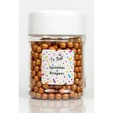 Dr. Gusto Pasta Süsleme Şekeri / 4 mm Boncuk Şeker 45 gr Bakır