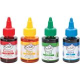 Dr Gusto Su Bazlı Likit Gıda Boyaları 4 Renk Bayrak Kırmızı-Sarı-Yeşil-Mavi 60 gr