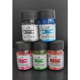 Dr. Gusto Yağ Bazlı Toz Gıda Boya 5 Li Set Siyah / Mavi / Kırmızı / Pembe / Yeşil 7gr - 35 gr