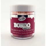 Dr. Gusto Yenilebilir Bordo Sim Metalik 10 gr Toz Gıda Boyası