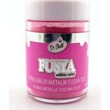 Dr. Gusto Yenilebilir Fuşya Metalik Toz Sim Boya 10 gr - 1 Adet