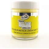 Dr. Gusto Yenilebilir Limon Sarı Metalik Toz Sim Boya 10 gr - 1 Adet