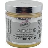 Dr. Gusto Yenilebilir Metalik Toz Gıda Boyası 50 gr Gold