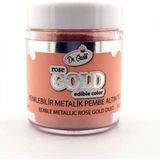 Dr. Gusto Yenilebilir Rose Metalik Toz Sim Boya 10 gr