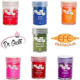 Dr. Gusto Yenilebilir Şeker Hamuru Figür ve Çiçek Boyası Seti – 7 Renk (5 gr x 7 Adet) - 35 gr