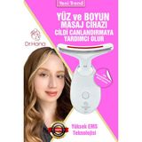 Dr. Hana Premium Yüz ve Boyun Şekillendirici, Kırışıklık Giderici Masaj Cihazı - 3 Kademeli Işık Terapisi ve Termal Bakım - Beyaz