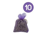 Dr. Lavender 10 Adet Organik Kurutulmuş Lavanta Çiçeği Mor Renk Hediyelik Lavanta Kesesi