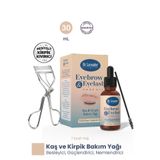 Dr.Lavender 7 Doğal Yağlı Kaş Kirpik Bakım Serumu Kirpik Kıvırıcı Hediyeli Hint Yağı ve E Vitamini 30 ml