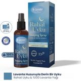 Dr.Lavender Rahat Uyku Serisi Aromaterapi Uyku, Yastık ve Oda Spreyi - Lavanta, Pasiflora Özlü Doğal Koku 100 ml