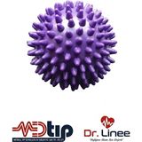 Dr. Linee Dikenli El Egzersiz ve Duyu Stimülasyon Topu – El Güçlendirme, Kavrama ve Masaj Topu - Mor
