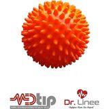 Dr. Linee Dikenli El Egzersiz ve Duyu Stimülasyon Topu – El Güçlendirme, Kavrama ve Masaj Topu - Turuncu