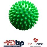Dr. Linee Dikenli El Egzersiz ve Duyu Stimülasyon Topu – El Güçlendirme, Kavrama ve Masaj Topu - Yeşil
