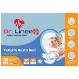 Dr. Linee Tekstil Yüzeyli Belbantlı Yetişkin Hasta Bezi xLarge