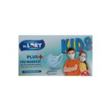 Dr. Lory Yumuşak Elastik Kulaklı Kids Meltblown 3 Katmanlı Telli Çocuk Maske 100 Adet 50x2 Kutu