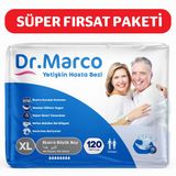 Dr. Marco Bel Bantlı Ekstra Large 120 Adet Yetişkin Hasta Bezi