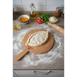 Dr.Maya® Ahşap Fırıncı Küreği | 30 cm Kayın Ağacı, Pizza, Lahmacun ve Pide İçin Dayanıklı Kürek