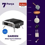 Dr.Maya® | Sofram Bahçede Seti - 7 Parça | Garden Bahçe Taş Fırın Makinesi (Doğalgazlı) + Mutfak Gereçleri - Taş Fırın - Doğalgazlı