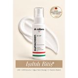 DR.MED BERLIN Milano Serie Lekeli Ciltler İçin Cilt Tonu Eşitleme Yüksek Koruma Aydınlatıcı Bitiş Güneş Kremi Spf 50+ Hyaluronic Acid, Niacinamide, Vitamin E, Phantenol, Glycerin Nem Desteği 100ml