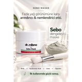 DR.MED BERLIN Sebo Maske | BHA Salisilik Asit + Kaolin + Hyaluronic Acid | Fazla Yağ, Sebum & Gözenek Görünümü Karşıtı
