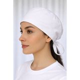 Dr. Mitra CERRAHİ BONE,DOKTOR BONESİ,HEMŞİRE BONESİ,SAÇ BONESİ, PAMUKLU KUMAŞ,BEYAZ RENK