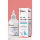 Dr. Nature's Kedi Köpek Kulak Temizleme Solüsyonu 50 ml – Günlük Kulak Bakım Damlası