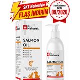 Dr. Nature's Kedi ve Köpek Omega 3 Somon Yağı 150 ml Deri ve Tüy Sağlığı Destekleyici İçerik