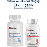 Dr. Nature's Köpek Glukozamin 300 Tablet + Milk Thistle Seti – Eklem ve Karaciğer Destek Paketi