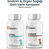 Dr. Nature's Köpek Renal Destek + Immune Multivitamin Seti – Böbrek ve Günlük Bağışıklık Destek Paketi