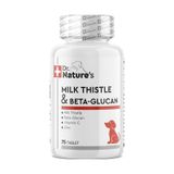 Dr. Nature's Milk Thistle & Beta Glucan Köpeklerde Karaciğer 75 Tablet