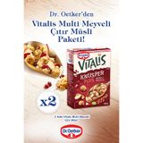 Dr. Oetker 2'li Vitalis Çıtır Müsli Multi Meyveli 450 gr