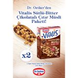 Dr. Oetker 2'li Vitalis Çıtır Müsli Sütlü-bitter Çikolatalı 420 gr