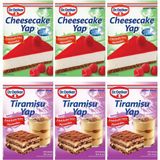 Dr. Oetker 3 Adet Cheesecake Yap 222 Gr+ 3 Adet Tiramisu Yap 91 gr - 939 gr