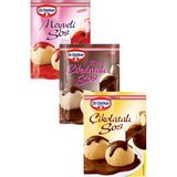 Dr. Oetker 3'lü Tatlı Sos Sepeti (Meyveli, Çikolatalı, Bitter Çikolatalı) - 322 gr