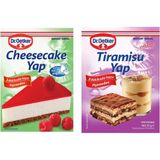 Dr. Oetker Cheesecake Yap 222 Gr+ Tiramisu Yap 91 gr - 313 gr