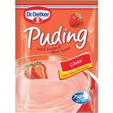 Dr. Oetker Çilekli Puding 120G - Kolay Hazırlık, Yoğun Aroma 5'li Avantaj Paketi - 5 Adet