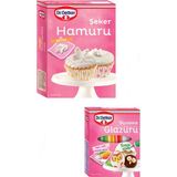 Dr Oetker Dr. Oetker Beyaz Şeker Hamuru (400 gr) + Süsleme Glazürü (4 Tüp-76 gr)