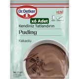 Dr. Oetker Dr Oetker X6 Adet Kendiniz Tatlandırın Puding Kakaolu - 55 gr