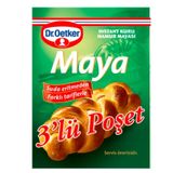 Dr. Oetker Instant Kuru Hamur Mayası 3'lü Poşet 6 x 30 G