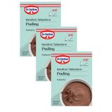 Dr. Oetker Kendiniz Tatlandırın Şekersiz Puding Kakaolu 55 gr x 3 Adet