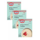 Dr. Oetker Kendiniz Tatlandırın Şekersiz Puding Vanilinli 40 Gr X 3 Adet
