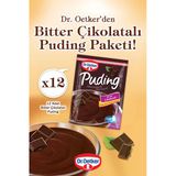 Dr. Oetker Puding Bitter Çikolatalı 12'Li