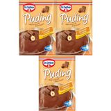 Dr. Oetker Puding Çikolatalı Fındıklı 102 Gr X 3 Adet